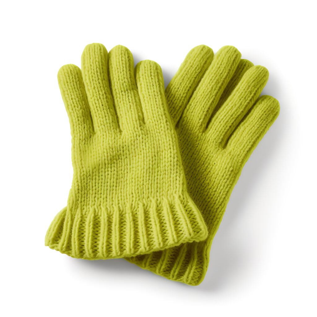guantes verdes