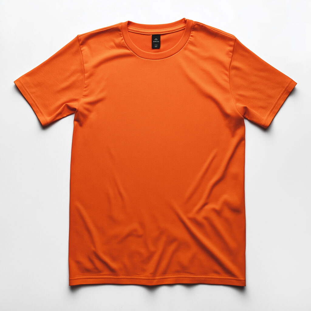 camiseta naranja